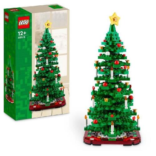 Jeu D'assemblage - Jeu De Construction - Jeu De Manipulation LEGO Iconic 40573 Le Sapin de Noël - Set de Construction pour Enfants - Décoration de Noël