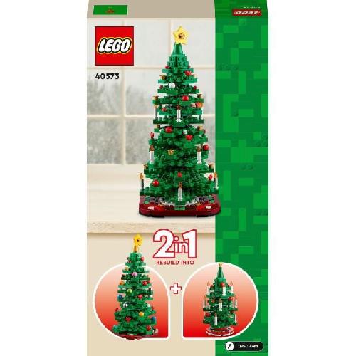 Jeu D'assemblage - Jeu De Construction - Jeu De Manipulation LEGO Iconic 40573 Le Sapin de Noël - Set de Construction pour Enfants - Décoration de Noël