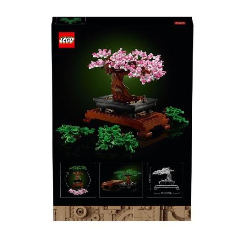 Jeu D'assemblage - Jeu De Construction - Jeu De Manipulation LEGO Icons 10281 Bonsai. Construction. Fleurs Décoratives. Kit Bonsai. Plantes et Arbre. LEGO Botanical Collection. pour Adultes