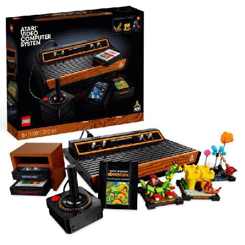 Jeu D'assemblage - Jeu De Construction - Jeu De Manipulation LEGO Icons 10306 Atari 2600. Maquette a Construire. Console de Jouets Vidéo. pour Adultes