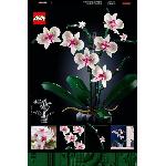 Jeu D'assemblage - Jeu De Construction - Jeu De Manipulation LEGO  Icons 10311 L'Orchidée Plantes de Fleurs Artificielles d'Intérieur. Décoration de Maison