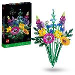 LEGO Icons 10313 Bouquet de Fleurs Sauvages. Plantes Artificielles avec Coquelicots. pour Adultes