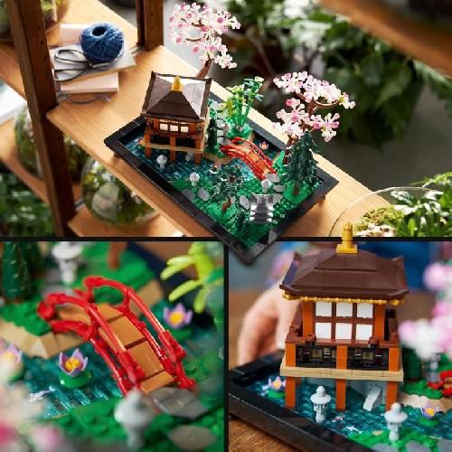 Jeu D'assemblage - Jeu De Construction - Jeu De Manipulation LEGO Icons 10315 Le Jardin Paisible. Kit de Jardinage Botanique Zen pour Adultes. Cadeau pour Femmes. Hommes