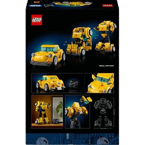 Jeu D'assemblage - Jeu De Construction - Jeu De Manipulation LEGO Icons 10338 Transformers Bumblebee - Figurine Robot pour Adultes - Véhicule