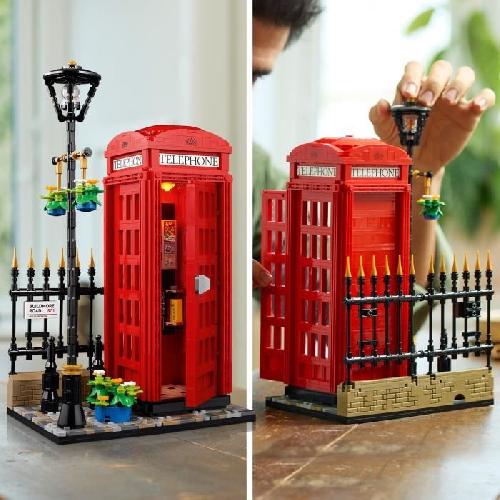 Jeu D'assemblage - Jeu De Construction - Jeu De Manipulation LEGO Ideas 21347 Cabine Téléphonique Londonienne Décoration Maison pour les Anglophiles