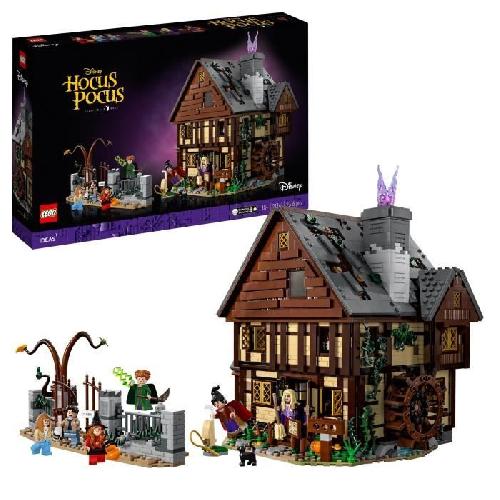 Jeu D'assemblage - Jeu De Construction - Jeu De Manipulation LEGO Ideas Hocus Pocus Disney : le manoir des soeurs Sanderson 21341 -Set de construction - Un cadeau d'Halloween pour les adultes