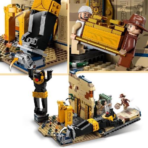 Jeu D'assemblage - Jeu De Construction - Jeu De Manipulation LEGO Indiana Jones 77013 L'Évasion du Tombeau Perdu. Jouet Les Aventuriers de l'Arche Perdue