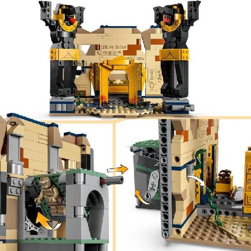 Jeu D'assemblage - Jeu De Construction - Jeu De Manipulation LEGO Indiana Jones 77013 L'Évasion du Tombeau Perdu. Jouet Les Aventuriers de l'Arche Perdue