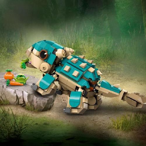 Jeu D'assemblage - Jeu De Construction - Jeu De Manipulation LEGO Jurassic World 76962 Bébé Bumpy. l'ankylosaure - Pour les fans de La Colo du Crétacé