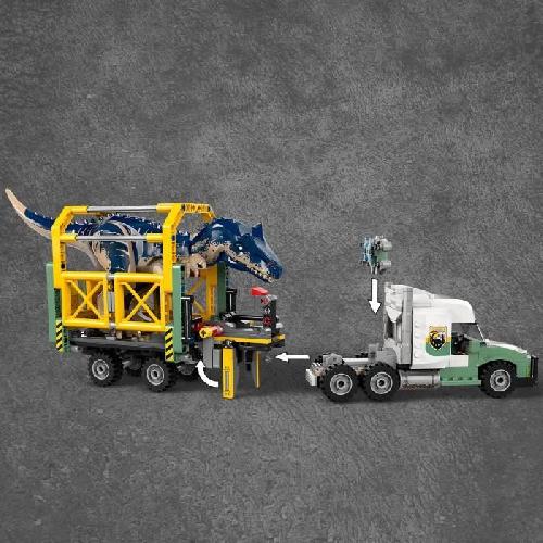 Jeu D'assemblage - Jeu De Construction - Jeu De Manipulation LEGO Jurassic World 76966 Missions dinosaures : le camion de transport de l'allosaure