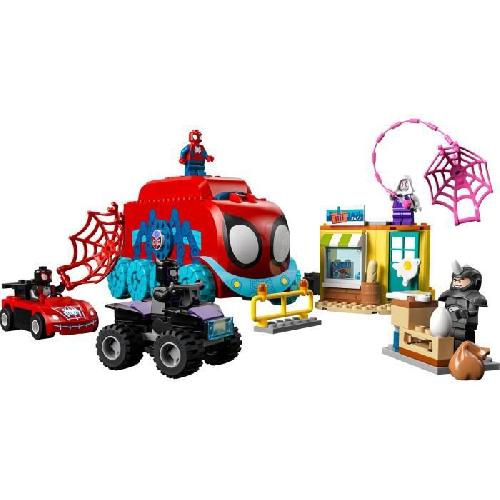 Jeu D'assemblage - Jeu De Construction - Jeu De Manipulation LEGO Marvel 10791 Le QG Mobile de l'Équipe Spidey. Jouet Enfants avec Figurines Black Panther