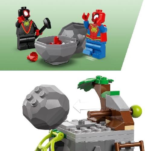 Jeu D'assemblage - Jeu De Construction - Jeu De Manipulation LEGO Marvel 11199 Sauvetage de l'équipe Spidey en dino-véhicule - Spidey et ses amis extraordinaires