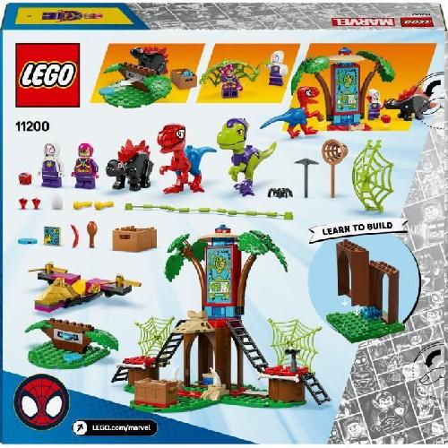 Jeu D'assemblage - Jeu De Construction - Jeu De Manipulation LEGO Marvel 11200 Spidey contre le raptor de Gobby a la cabane dans l'arbre - Spidey et ses amis extraordinaires