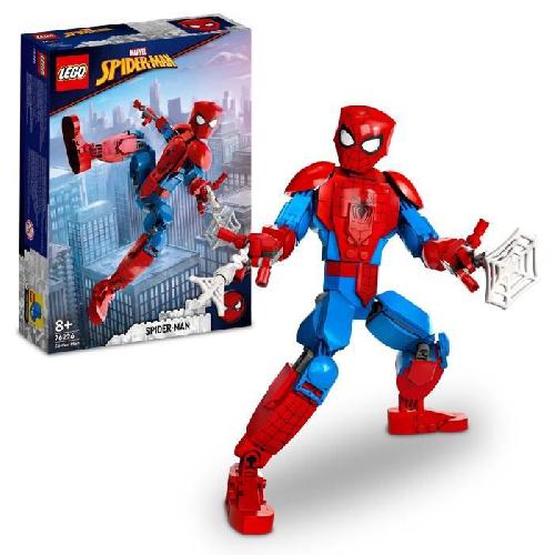 Jeu D'assemblage - Jeu De Construction - Jeu De Manipulation LEGO Marvel 76226 La Figurine de Spider-Man. Jouet a Construire Super-Héros. Cadeau 8 Ans