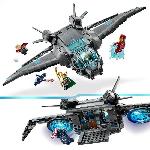 Jeu D'assemblage - Jeu De Construction - Jeu De Manipulation LEGO Marvel 76248 Le Quinjet des Avengers. Jouet de Vaisseau Spatial avec Figurines. Infinity