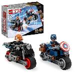 LEGO Marvel 76260 Les Motos de Black Widow et de Captain America. Jouet Avengers L'age d'Ultron