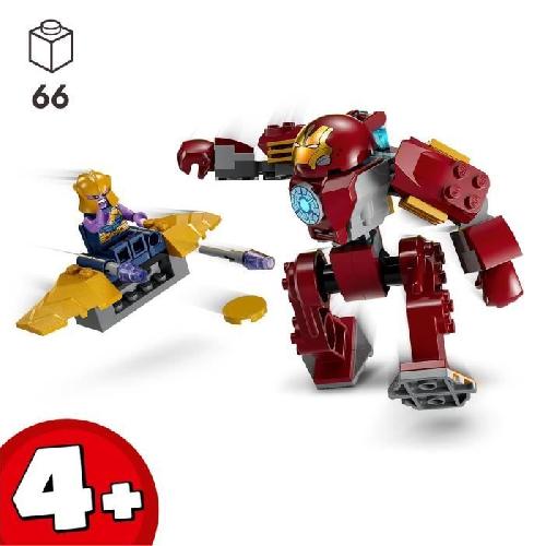 Jeu D'assemblage - Jeu De Construction - Jeu De Manipulation LEGO Marvel 76263 La Hulkbuster d'Iron Man Contre Thanos. Jouet de Super-Héros Basée sur Avengers : Infinity War