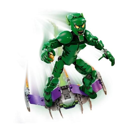 Jeu D'assemblage - Jeu De Construction - Jeu De Manipulation LEGO Marvel 76284 Figurine du Bouffon Vert a Construire Jouet Enfant Super-héros