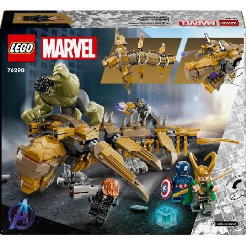 Jeu D'assemblage - Jeu De Construction - Jeu De Manipulation LEGO Marvel 76290 Les Avengers Contre le Léviathan. Set avec minifigurines de super-héros