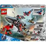 Jeu D'assemblage - Jeu De Construction - Jeu De Manipulation LEGO Marvel 76292 Captain America vs Hulk rouge - Avion de chasse a construire