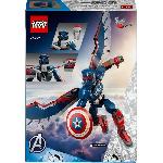 Jeu D'assemblage - Jeu De Construction - Jeu De Manipulation LEGO Marvel 76296 Figurine du nouveau Captain America a construire - Jeu de rôle des 8 ans