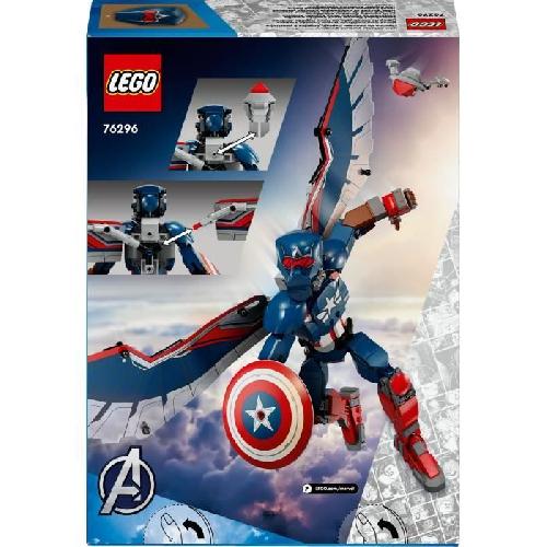 Jeu D'assemblage - Jeu De Construction - Jeu De Manipulation LEGO Marvel 76296 Figurine du nouveau Captain America a construire - Jeu de rôle des 8 ans