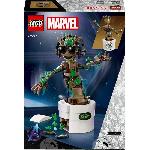 Jeu D'assemblage - Jeu De Construction - Jeu De Manipulation LEGO Marvel 76297 La danse de Bébé Groot. Jouet animé a construire pour enfants