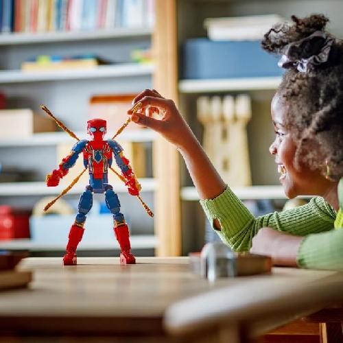 Jeu D'assemblage - Jeu De Construction - Jeu De Manipulation LEGO Marvel 76298 Figurine d'Iron Spider-Man a Construire Jeu de Rôle Pour Enfants