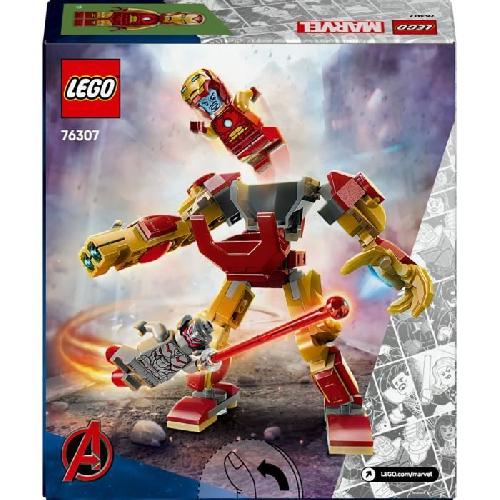 Jeu D'assemblage - Jeu De Construction - Jeu De Manipulation LEGO Marvel 76307 Le robot d'Iron Man contre Ultron - Jouet avec super héros des 6 ans