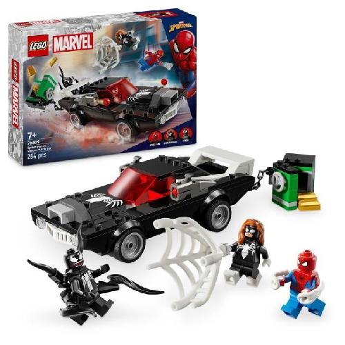 Jeu D'assemblage - Jeu De Construction - Jeu De Manipulation LEGO Marvel 76309 Spider-Man contre le bolide de Venom - Jouet de construction des 7 ans