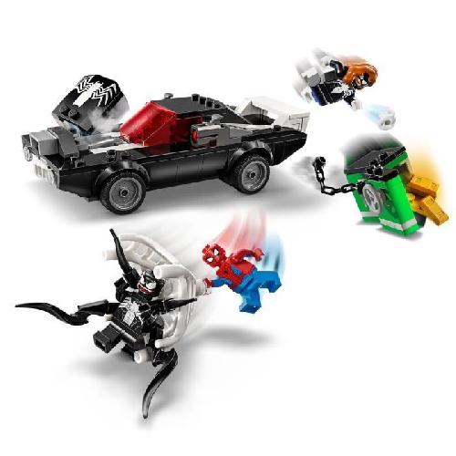 Jeu D'assemblage - Jeu De Construction - Jeu De Manipulation LEGO Marvel 76309 Spider-Man contre le bolide de Venom - Jouet de construction des 7 ans