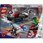 Jeu D'assemblage - Jeu De Construction - Jeu De Manipulation LEGO Marvel 76309 Spider-Man contre le bolide de Venom - Jouet de construction des 7 ans