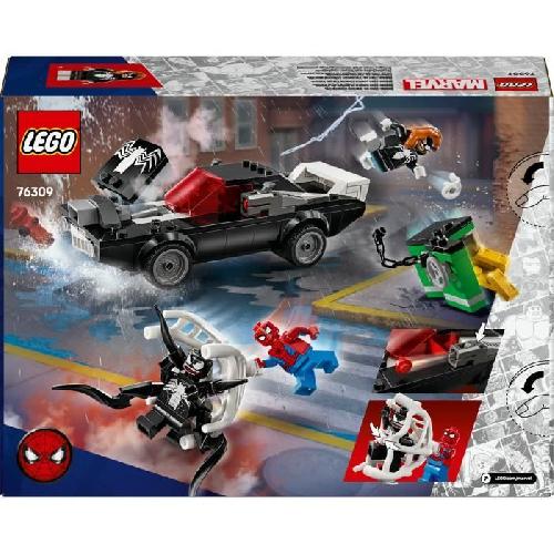 Jeu D'assemblage - Jeu De Construction - Jeu De Manipulation LEGO Marvel 76309 Spider-Man contre le bolide de Venom - Jouet de construction des 7 ans