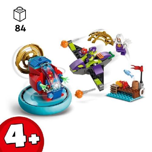 Jeu D'assemblage - Jeu De Construction - Jeu De Manipulation LEGO Marvel Spidey et Ses Amis Extraordinaires 10793 Spidey contre Le Bouffon Vert. Jouet