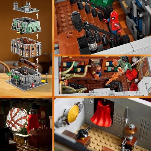 Jeu D'assemblage - Jeu De Construction - Jeu De Manipulation LEGO Marvel Super Heroes 76218 Le Saint des Saints. Minifigurine Marvel Avengers. pour Adultes