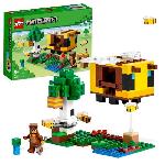 LEGO Minecraft 21241 La Cabane Abeille. Jouet. Ferme avec Maison. Zombie et Figurines Animaux