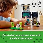 Jeu D'assemblage - Jeu De Construction - Jeu De Manipulation LEGO Minecraft 21245 Le Refuge Panda. Jouet de Maison. avec Figurines Animaux et Squelette