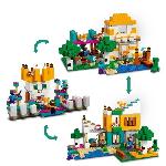 Jeu D'assemblage - Jeu De Construction - Jeu De Manipulation LEGO Minecraft 21249 La Boîte de Construction 4.0. Jouets 2-en-1 avec Figurines Steve. Creeper et Zombie