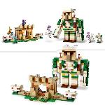 Jeu D'assemblage - Jeu De Construction - Jeu De Manipulation LEGO Minecraft 21250 La Forteresse du Golem de Fer. Jouet Chateau qui se Transforme en Grande Figurine
