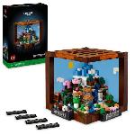 Jeu D'assemblage - Jeu De Construction - Jeu De Manipulation LEGO Minecraft 21265 L'établi - Set de Construction et d'Exploration - Cadeau Adultes