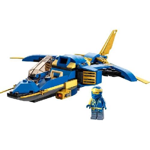 Jeu D'assemblage - Jeu De Construction - Jeu De Manipulation LEGO NINJAGO 71784 Le Jet Supersonique de Jay ? Évolution. Jouet Avion. Ninja Évolutif