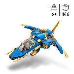 Jeu D'assemblage - Jeu De Construction - Jeu De Manipulation LEGO NINJAGO 71784 Le Jet Supersonique de Jay ? Évolution. Jouet Avion. Ninja Évolutif