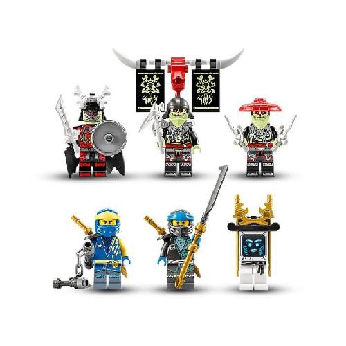 Jeu D'assemblage - Jeu De Construction - Jeu De Manipulation LEGO NINJAGO 71785 Le Robot Titan de Jay. Jouet pour Enfants. avec Minifigurines et Arbalete