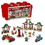 Jeu D'assemblage - Jeu De Construction - Jeu De Manipulation LEGO NINJAGO 71787 La Boîte de Briques Créatives Ninja. Jouet Rangement. Voiture et Moto