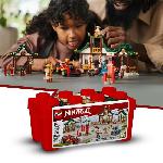 Jeu D'assemblage - Jeu De Construction - Jeu De Manipulation LEGO NINJAGO 71787 La Boîte de Briques Créatives Ninja. Jouet Rangement. Voiture et Moto
