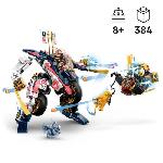 Jeu D'assemblage - Jeu De Construction - Jeu De Manipulation LEGO NINJAGO 71792 Le Robot Bolide Transformable de Sora. Jouet de Ninja pour Enfants 8 Ans