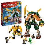 LEGO NINJAGO 71794 L'Equipe de Robots des Ninjas Lloyd et Arin. Jouet de Ninja pour Enfants