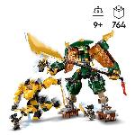 Jeu D'assemblage - Jeu De Construction - Jeu De Manipulation LEGO NINJAGO 71794 L'Équipe de Robots des Ninjas Lloyd et Arin. Jouet de Ninja pour Enfants