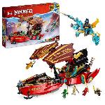 LEGO NINJAGO 71797 Le QG des Ninjas - La Course Contre la Montre. Jouet avec 2 Figurines Dragon