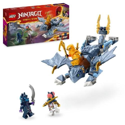 Jeu D'assemblage - Jeu De Construction - Jeu De Manipulation LEGO NINJAGO 71810 Le Jeune Dragon Riyu. Set de  Construction. 3 Minifigurines de Ninjas